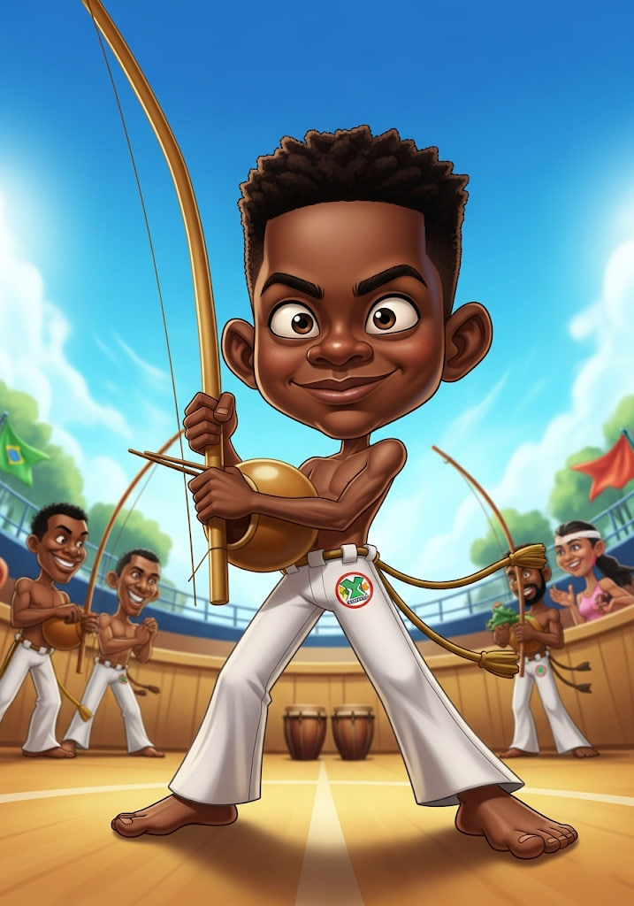 Criando Arte para Camisas de Capoeira