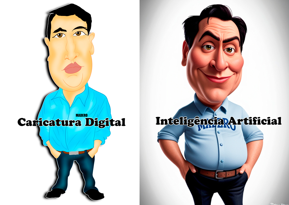 Criação de Caricaturas Estilo Disney Pixar