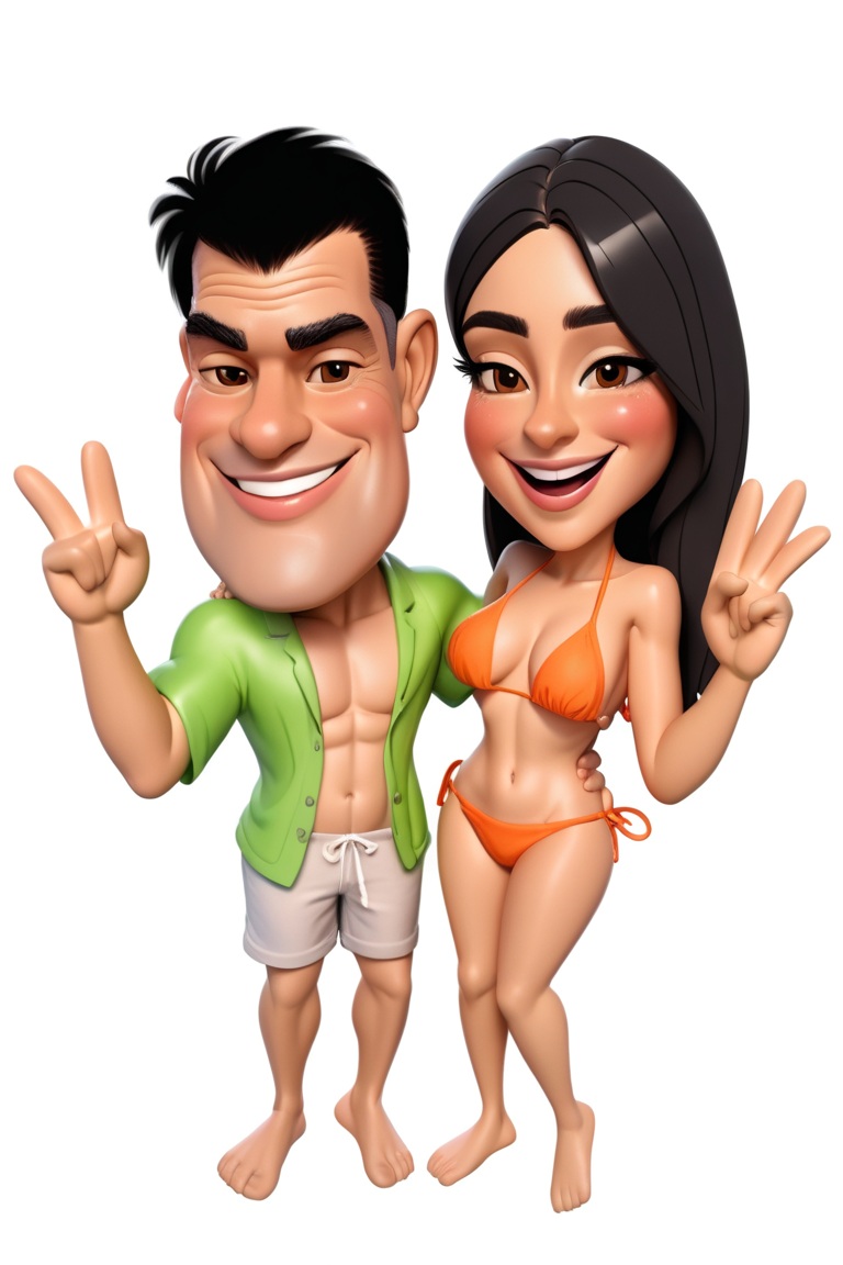 Desenho Digital de Casal