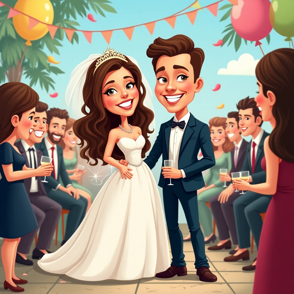 A Caricatura Digital em Casamentos