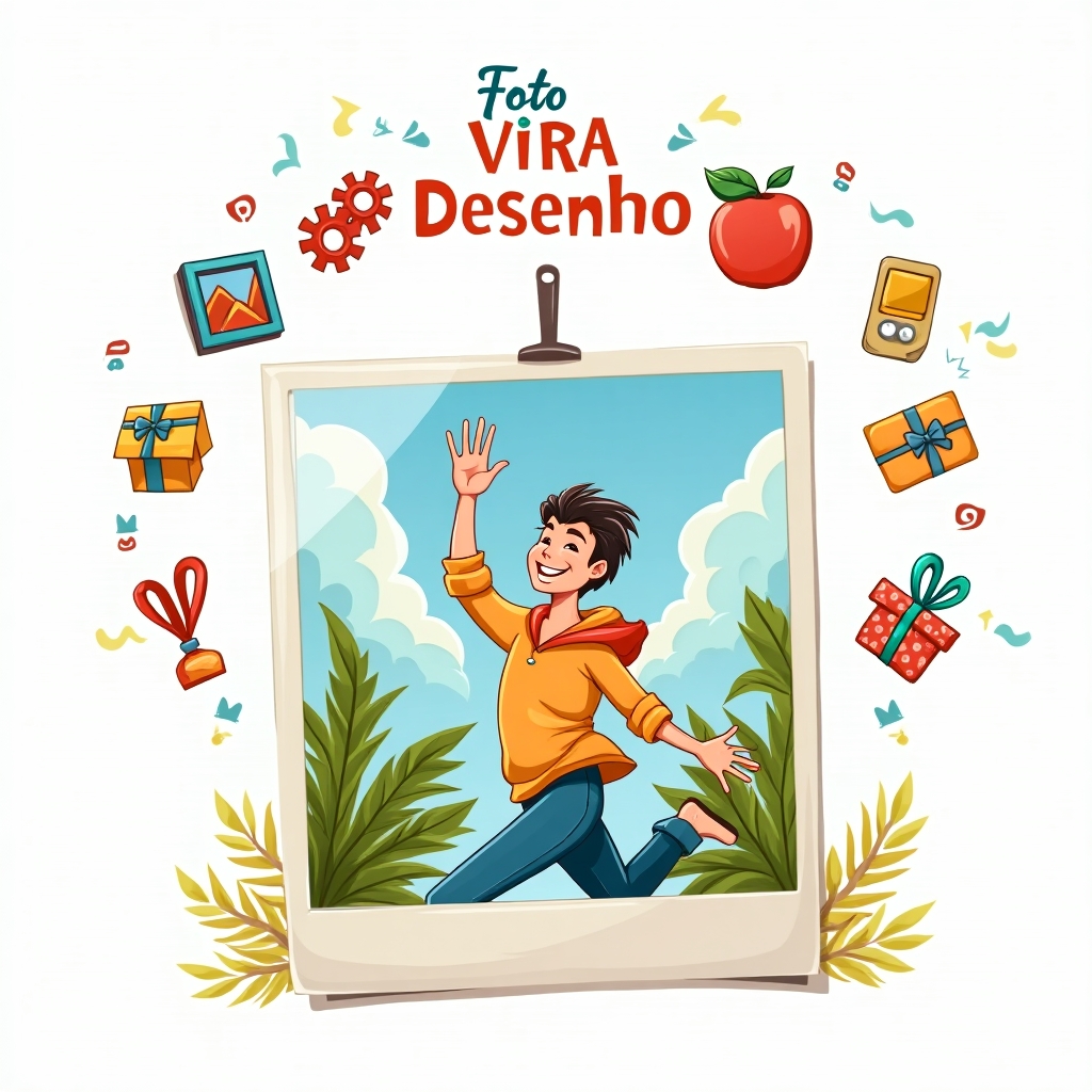 Foto Vira Desenho: 8 Motivos Criativos