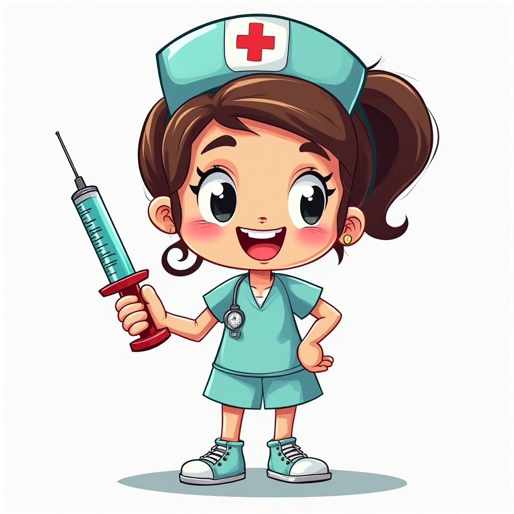 A Magia da Enfermeira de Desenho Animado
