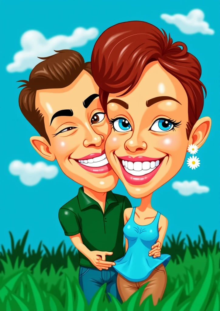 Pintura Digital para Dia dos Namorados