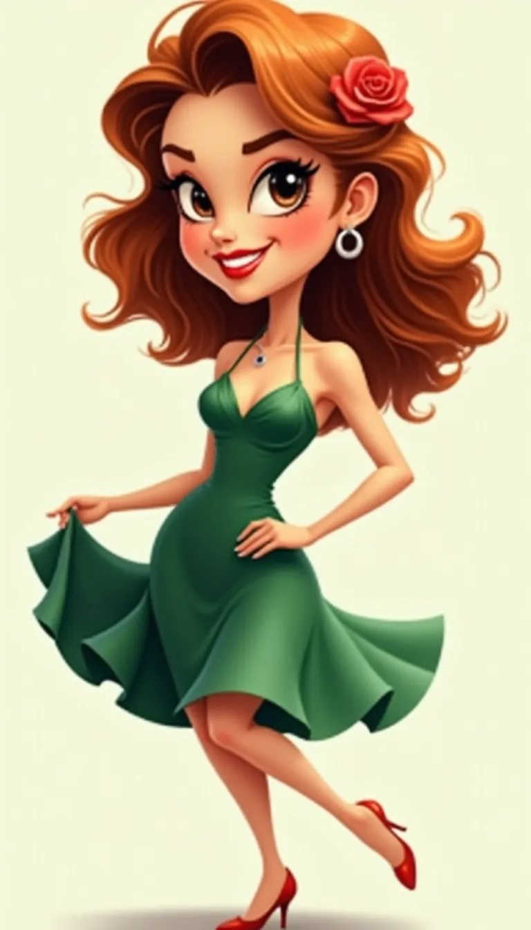 Caricatura 2D estilizada