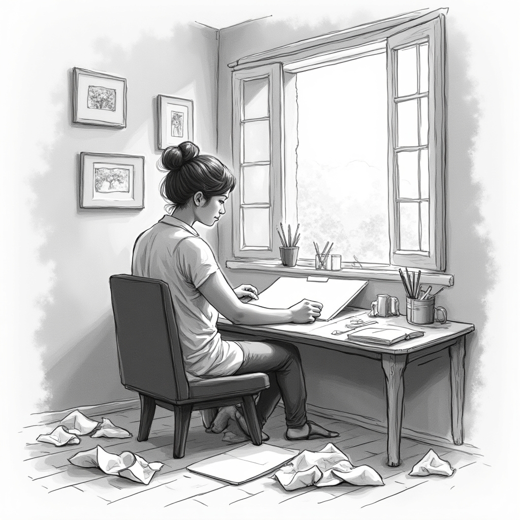 Desenhe como se NADA te ABALASSE