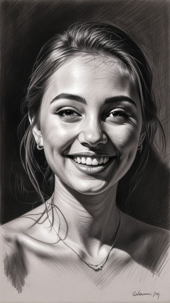 Desenho a Lápis Carvão